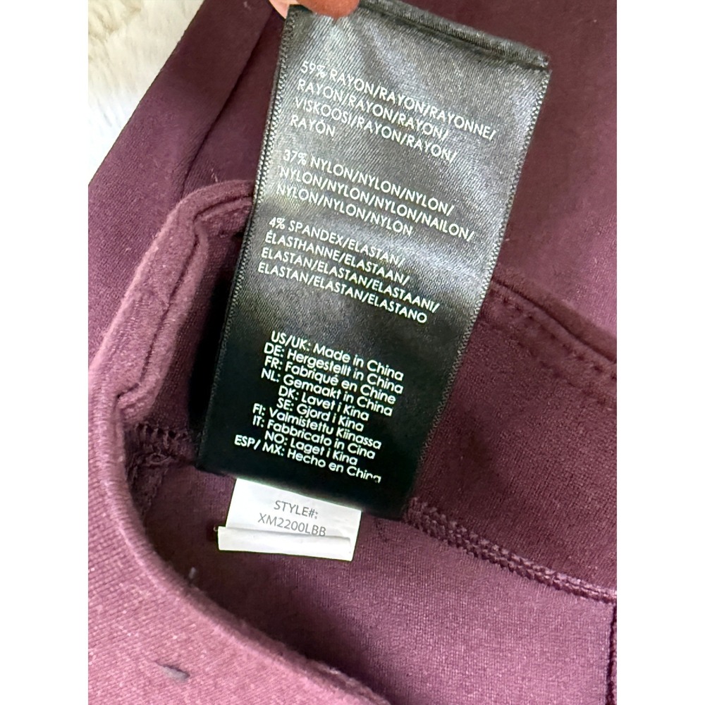 Liverpool Pants Womens 8/29 Plum Excellent Work Office Modern Comfort - Picture 4 of 11